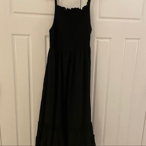 Torrid black mid length sun dress